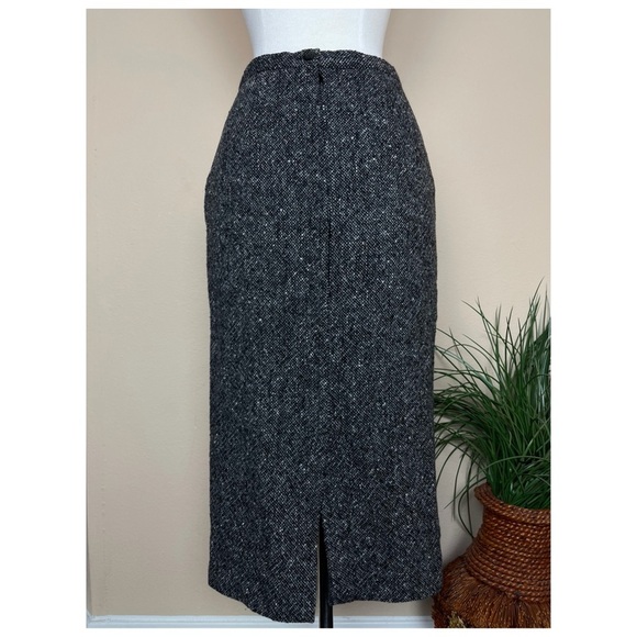 DOLCE & GABBANA WOOL BLEND BUCKLE PENCIL SKIRT 40 - Picture 3 of 6